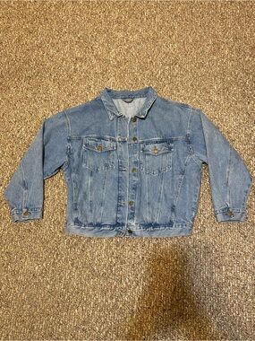 Midtown Oversized Denim Jean Jacket - Women's